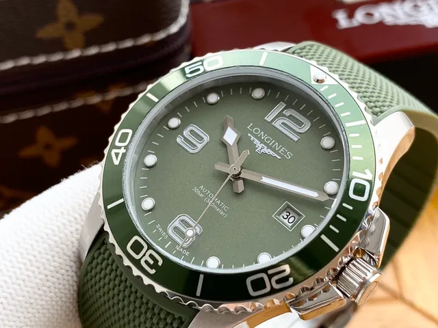 Longines Conquest Dive সবুজ ডায়াল যন্ত্রচালিত ঘড়ি 5