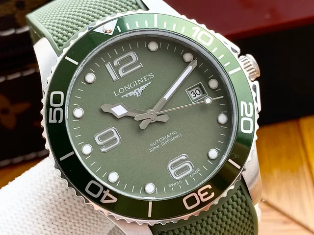Longines Conquest Dive সবুজ ডায়াল যন্ত্রচালিত ঘড়ি 7