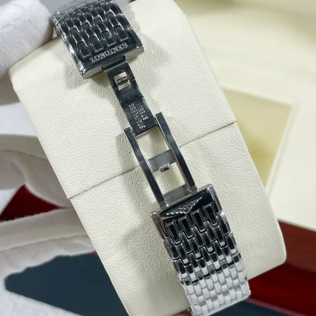 Longines La Grande Classique सफेद चांदी मिनिमलिस्ट डायल स्टिक इंडेक्स क्वार्ट्ज घड़ी 5