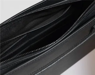 Louis Vuitton أسود Epi جلد منقوش Monogram سوارة 3