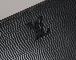 Louis Vuitton أسود Epi جلد منقوش Monogram سوارة 6