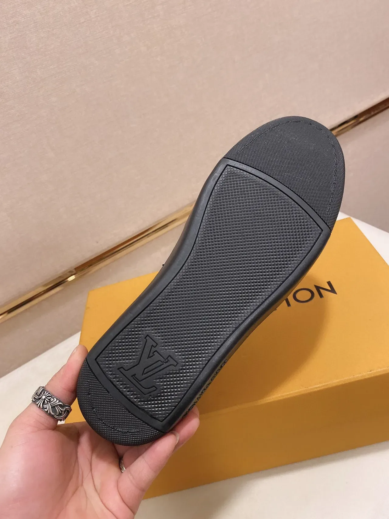 Louis Vuitton Black Leather Lifestyle Sneaker 2