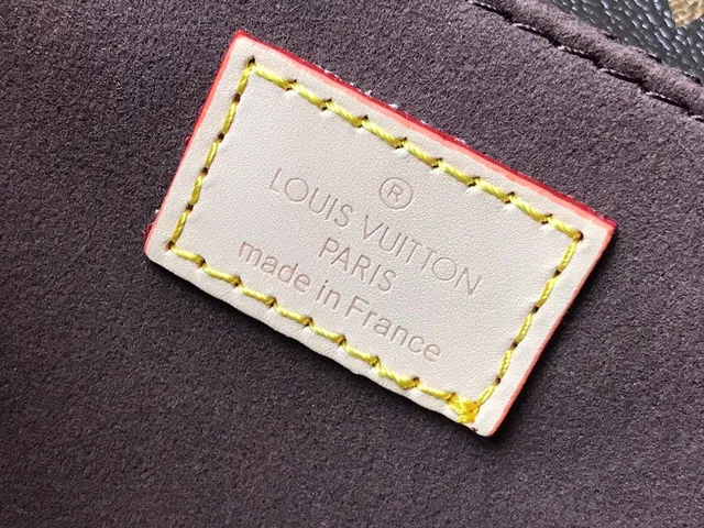 Louis Vuitton 棕色金色花押字帆布翻盖手袋 7