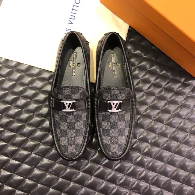 Louis Vuitton Damier Check LV Buckle Loafers 2
