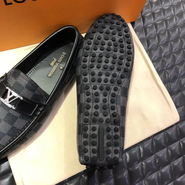 Louis Vuitton Damier Check LV Buckle Loafers 4