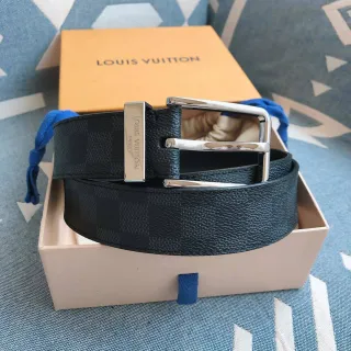 Louis Vuitton Damier Graphite Leather Belt