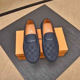 لويس فيتون Damier Graphite بحري بيج Penny Checkered Monogram Canvas لوفر