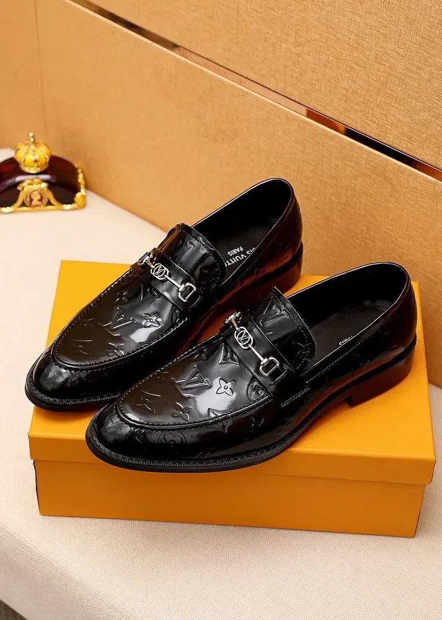 Louis Vuitton Horsebit Loafer Black Patent Leather Loafers 2