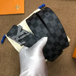 Louis Vuitton LV Initiales Damier Graphite 皮带