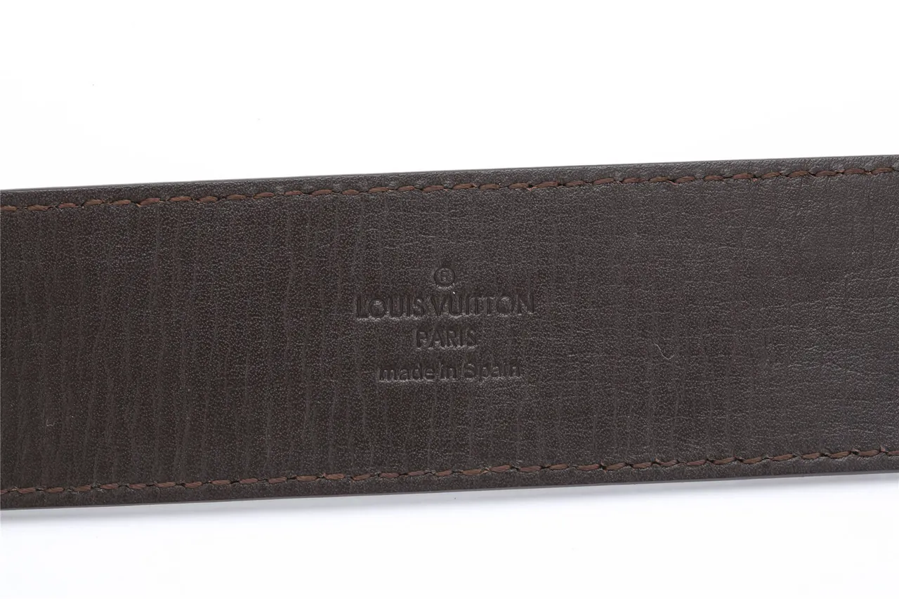 লুইস ভিটন LV Initiales Damier Graphite চামড়ার বেল্ট 8