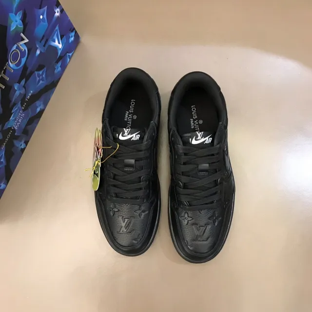Louis Vuitton LV Trainer Black Monogram-Embossed Lifestyle Sneakers 9