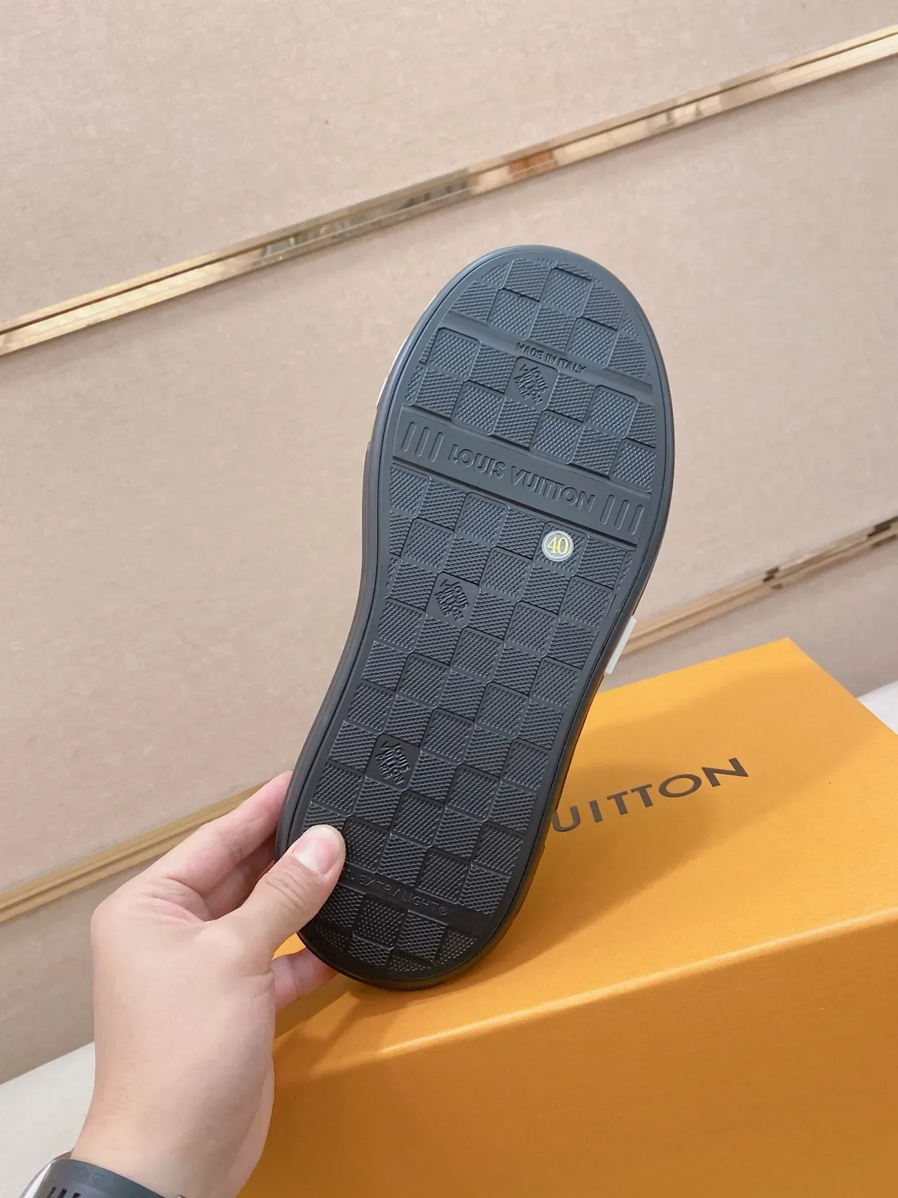 Louis Vuitton LV Trainer Black White Monogram Canvas Upper Bold Sidewall Branding Lifestyle Sneakers 2