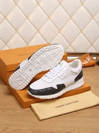 Louis Vuitton LV Trainer White Black Mesh Upper Monogram Leather Panels Lifestyle Sneakers 8
