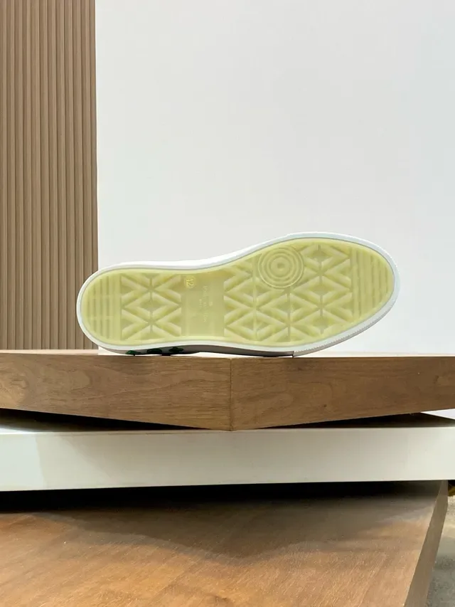 Louis Vuitton LV Trainer Blancs Verts Monogram-Printed Low-Top Lifestyle Sneakers 9