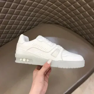 Louis Vuitton LV Trainer Zapatillas Lifestyle Blancas Transparentes Suela Translucida Low-Top