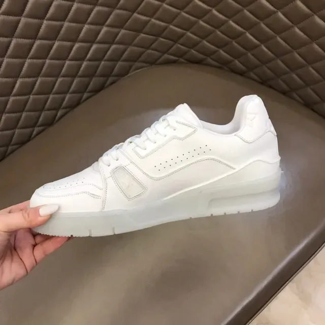 Louis Vuitton LV Trainer White Transparent Low-Top Translucent Sole Lifestyle Sneakers 4