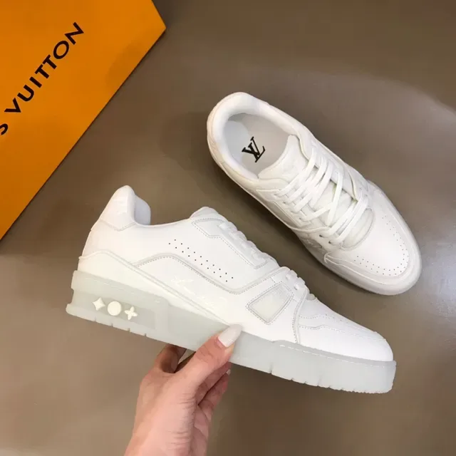 Louis Vuitton LV Trainer White Transparent Low-Top Translucent Sole Lifestyle Sneakers 7