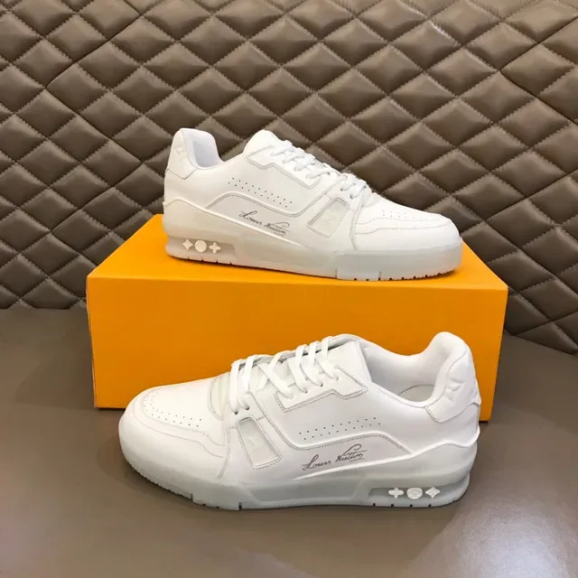 Louis Vuitton LV Trainer White Transparent Low-Top Translucent Sole Lifestyle Sneakers 8