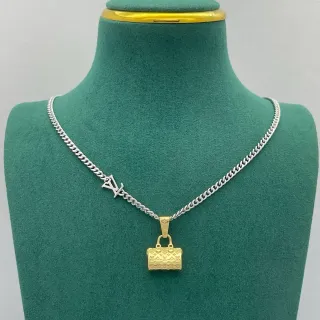 Louis Vuitton Monogram Colgante de bolso de dos tonos