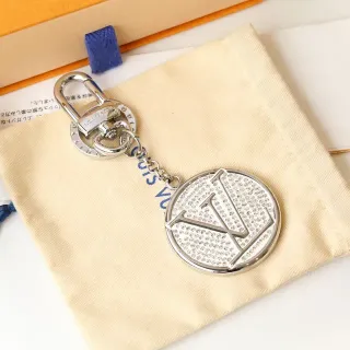 Louis Vuitton Monogram Cristal Círculo Llaveros Pulsera
