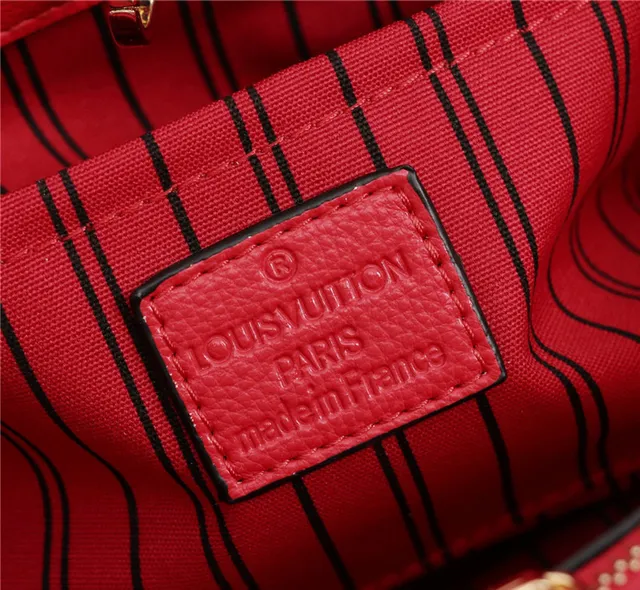 Louis Vuitton মোনোগ্রাম এমবসড গোলাপি টোট ব্যাগ 20