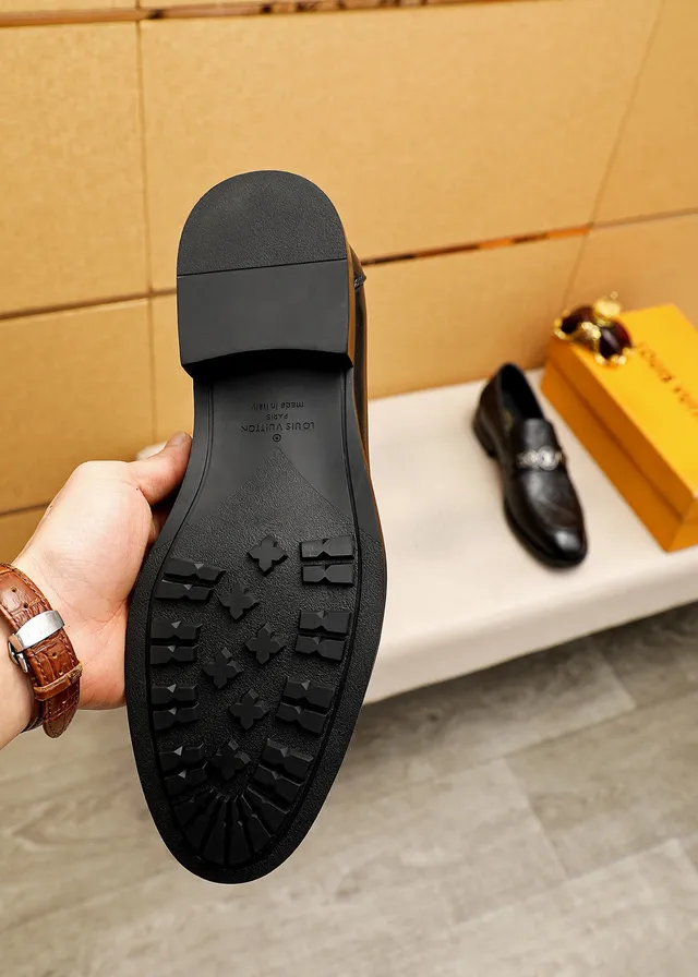 Louis Vuitton Monogram Quilted Loafer Black Leather Loafers 2