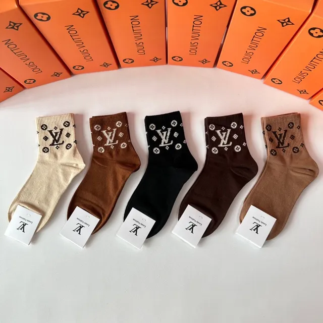 Louis Vuitton Monogrammed Cuff Ankle Socks 2