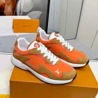 Louis Vuitton Monogram Tênis Lifestyle Laranja e Tan