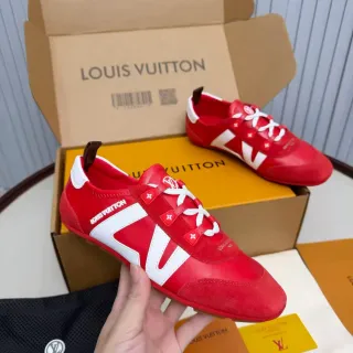Louis Vuitton Zapatillas Lifestyle Rojo y Blanco V-Panel