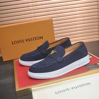 Louis Vuitton Run Away গাঢ় নীল সুড লোফার্স