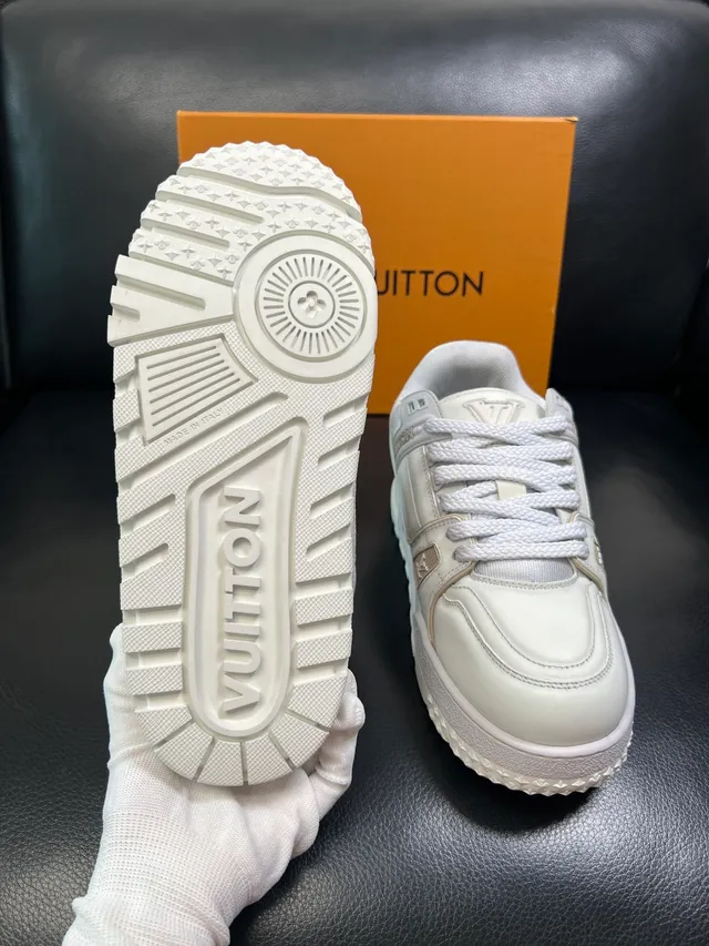 Louis Vuitton Run Away Zapatillas Chunky Blanco Beige 2
