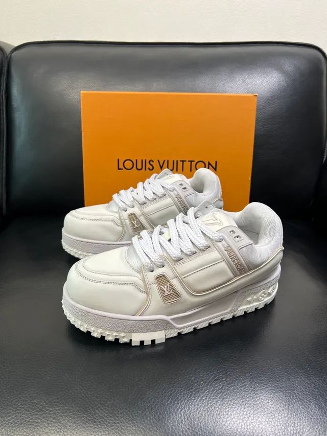 Louis Vuitton Run Away Zapatillas Chunky Blanco Beige 5