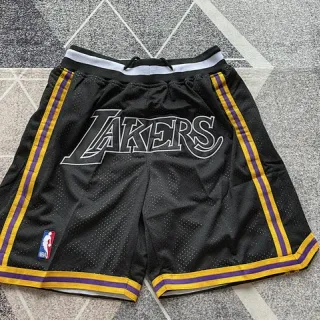 Mitchell & Ness Lakers MVP Black Mesh Basketball Shorts