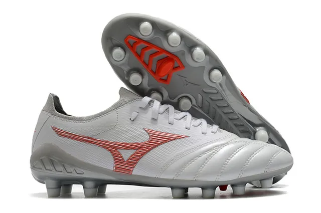 Mizuno Morelia Neo Wolf Graphic White Gold Firm-Ground Soccer Shoes 2