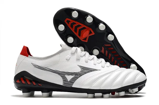 Mizuno Morelia Neo Wolf Graphic White Gold Firm-Ground Soccer Shoes 3