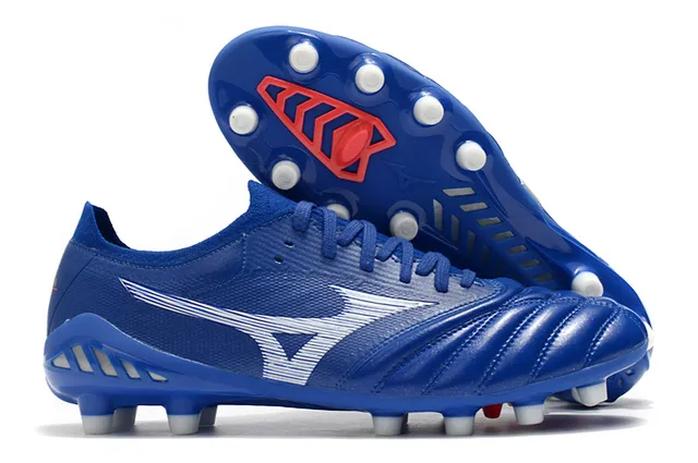 Mizuno Morelia Neo Wolf Graphic White Gold Firm-Ground Soccer Shoes 5