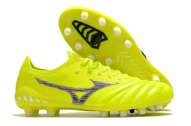Mizuno Morelia Neo Wolf Graphic White Gold Firm-Ground Soccer Shoes 6
