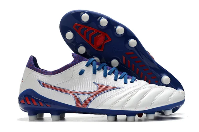 Mizuno Morelia Neo Wolf Graphic White Gold Firm-Ground Soccer Shoes 12