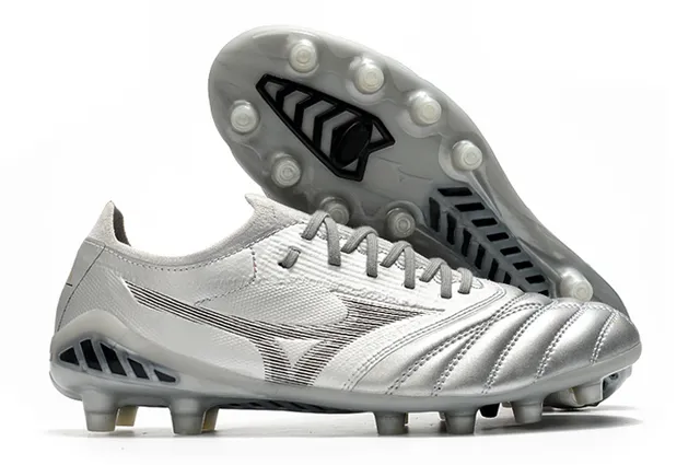 Mizuno Morelia Neo Wolf Graphic White Gold Firm-Ground Soccer Shoes 15