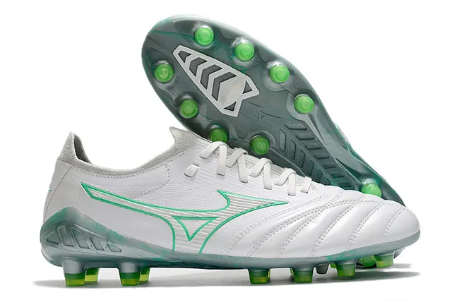 Mizuno Morelia Neo Wolf Graphic White Gold Firm-Ground Soccer Shoes 16