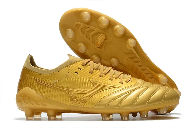 Mizuno Morelia Neo Wolf Graphic White Gold Firm-Ground Soccer Shoes 18