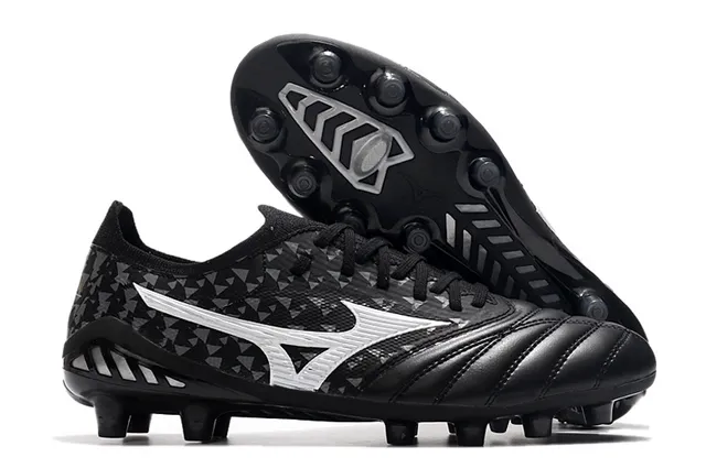 Mizuno Morelia Neo Wolf Graphic White Gold Firm-Ground Soccer Shoes 21