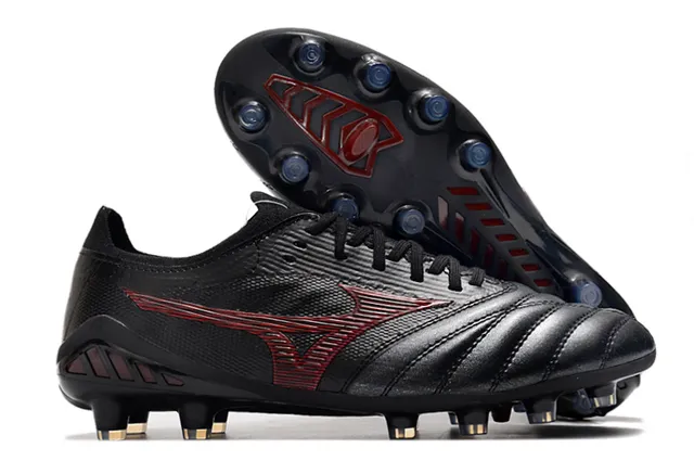 Mizuno Morelia Neo Wolf Graphic White Gold Firm-Ground Soccer Shoes 22