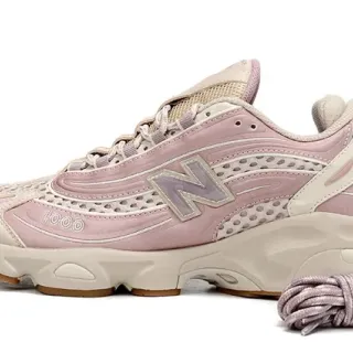 New Balance 1000 Rosa Polvo y Crema Zapatillas con suela gruesa