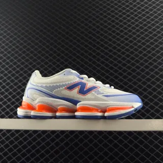 New Balance 2000 Blancs Bleus Orangés Sneakers Chunky