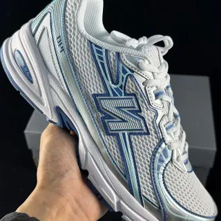 New Balance 860 白蓝 网面鞋面 结构化 TPU 笼 跑鞋