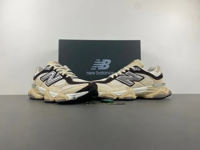New Balance 9060 Beige Marrón Zapatillas Chunky 13