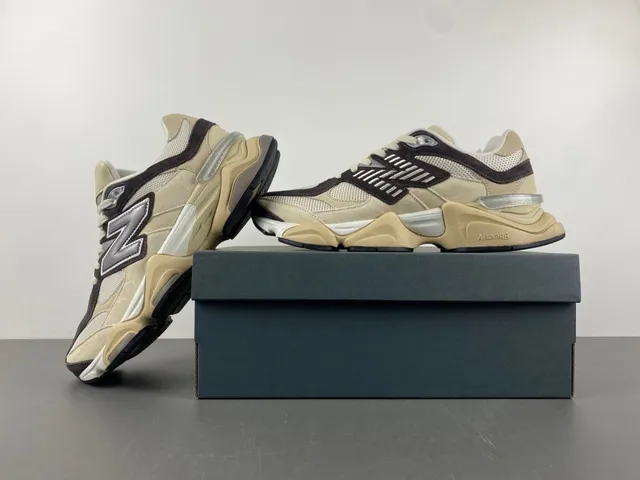 New Balance 9060 Beige Marrón Zapatillas Chunky 14