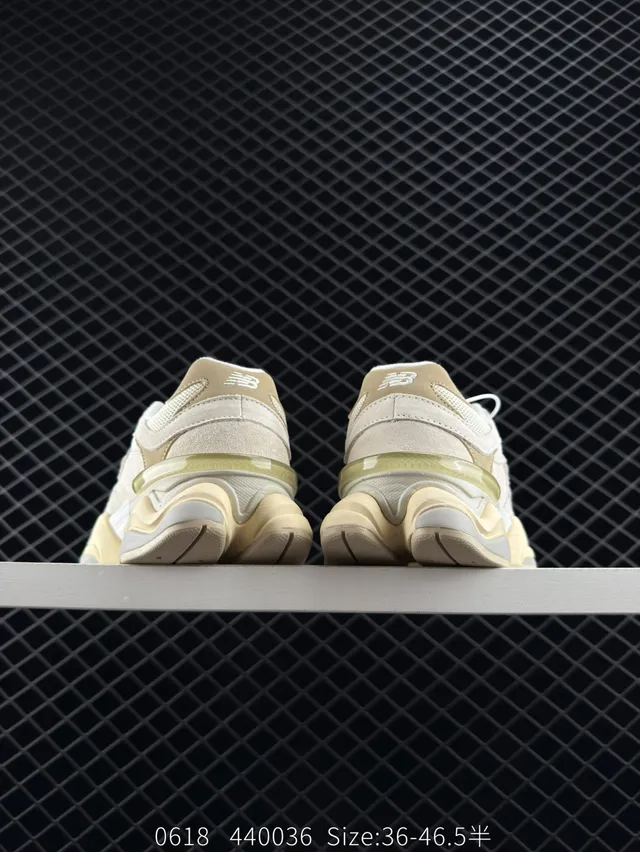 New Balance 9060 Beige Chunky Sneakers 4