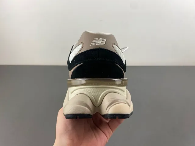 New Balance 9060 Black Beige Chunky Sneakers 4